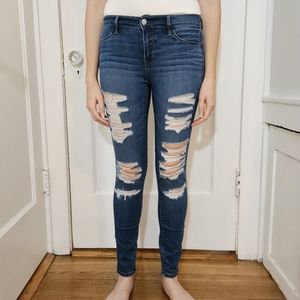 Pacsun Jeans Size 25 Pacsun Ripped Jeans Pacsun Skinny Jeans Blue Distressed